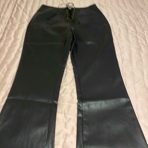 Faux leather pants in Black. By 12 th. Tribe. Size Large.